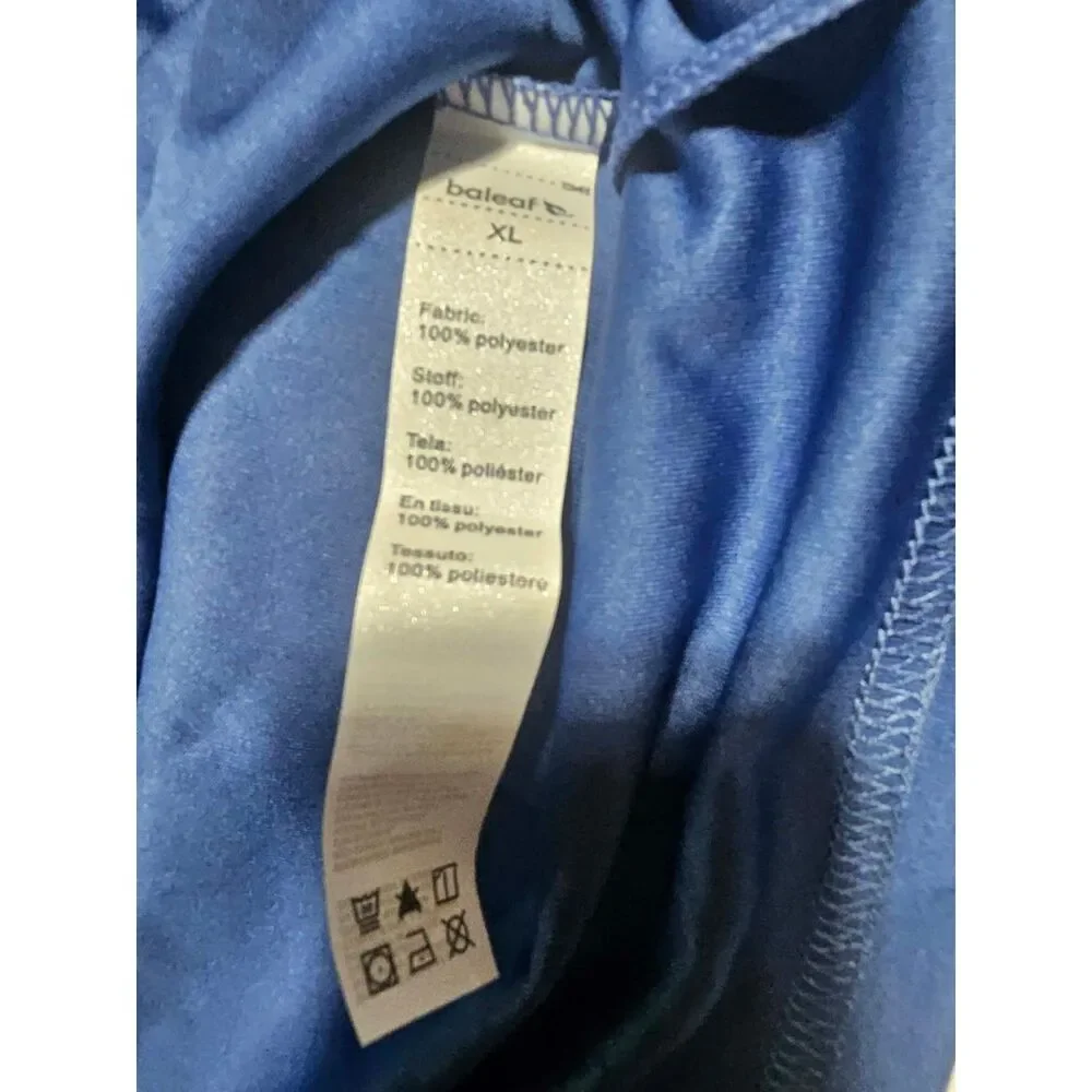 NWT BALEAF Men’s XL Blue UPF 50+ Long Sleeve Sun Shirt Rash Guard Quick Dry